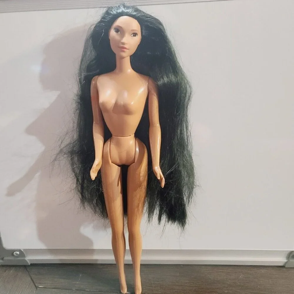 Vintage 90s Mattel Disney Pocahontas  Barbie Doll Reconditioned Hair